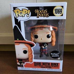 Funko Pop Hocus Pocus Dani with Binx  New!!!
